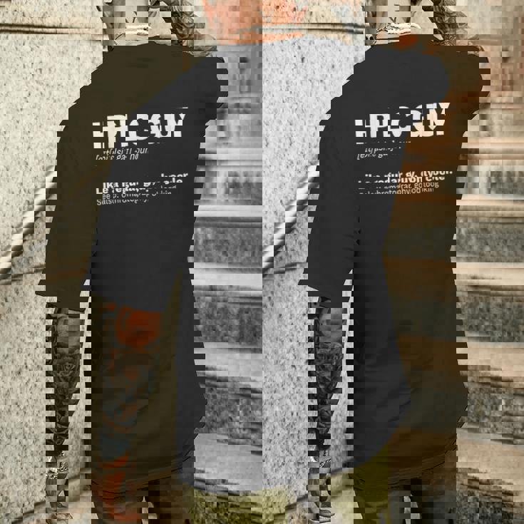 高性能液体クロマトグラフィー Hplc Guy メンズTシャツ バックプリント 彼への贈り物