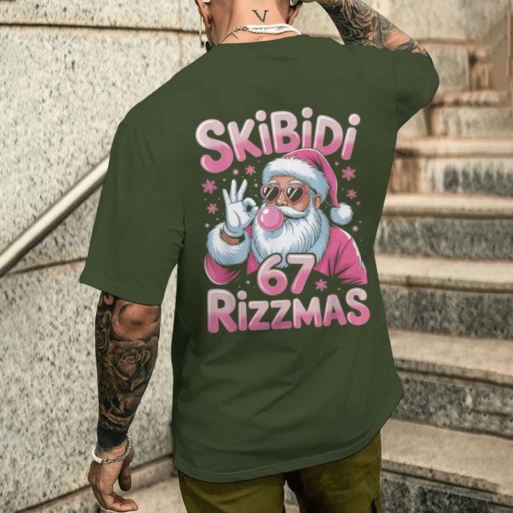 Rizz Christmas 67 Xmas Gen Alpha Skibidi Rizzmas Men's T-shirt Back ...
