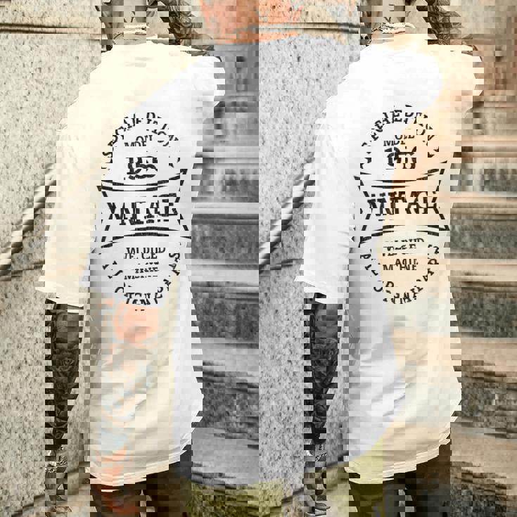 1956年生まれ 古稀 ヴィンテージデザイン 70歳 メンズTシャツ バックプリント 彼への贈り物