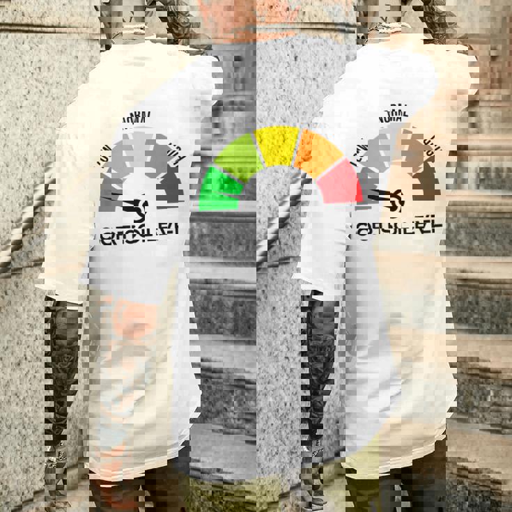 Cortisol Leveltresschool Andtudents メンズTシャツ バックプリント 彼への贈り物