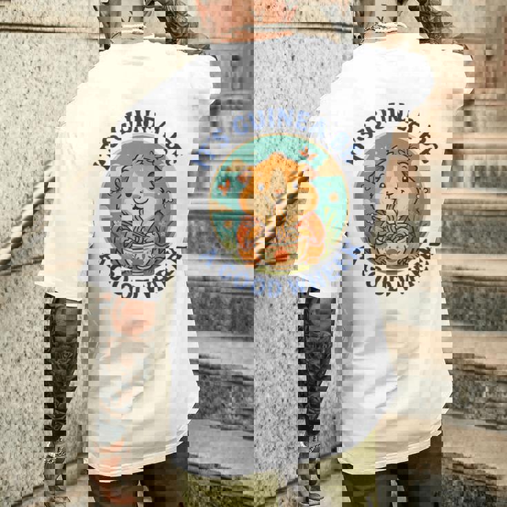 Cute Guinea Pig Tank Top Men's Back Print T-Shirt Gifts for Him