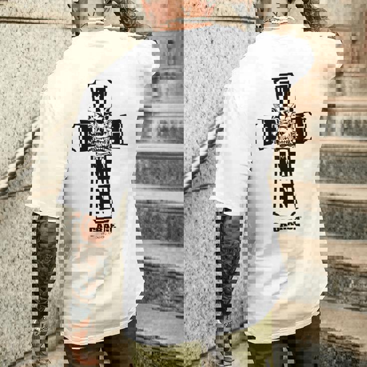 メンズ Dogtown Garage Cross クリスチャンtシャツ メンズTシャツ バックプリント 彼への贈り物