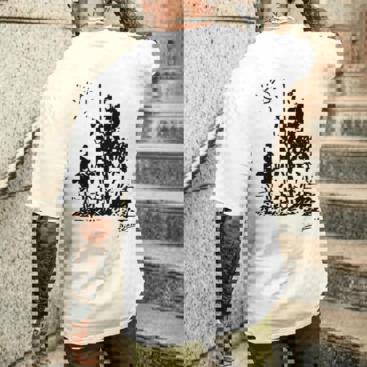 Don Quixote アートワーク 長袖tシャツ メンズTシャツ バックプリント 彼への贈り物