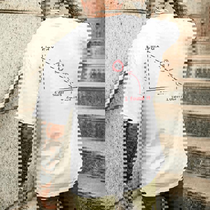 Find X Found It ファー・フロム・ホーム メンズTシャツ バックプリント 彼への贈り物