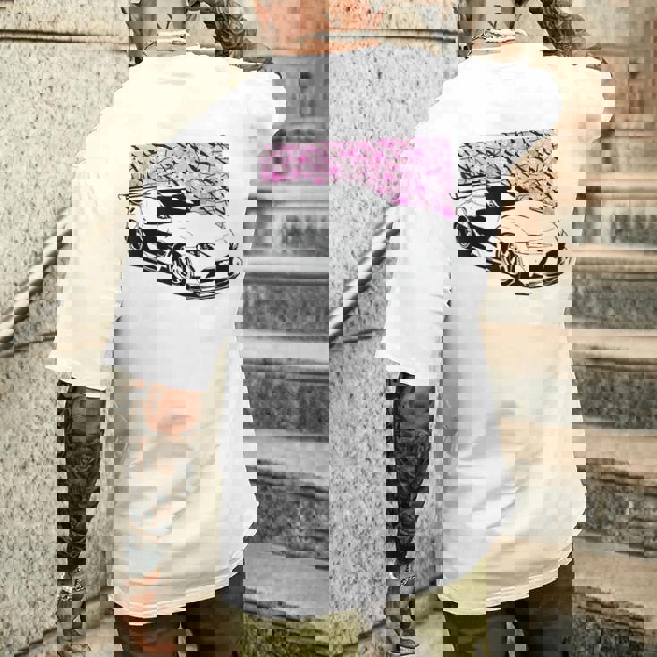 Jdm スープラ Mk5 Gr 桜 2Jz スタンスグラフィックtシャツ メンズTシャツ バックプリント 彼への贈り物