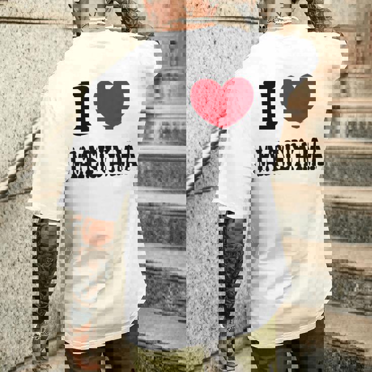 I Love Matsuyama アイ・ラブ松山 メンズTシャツ バックプリント 彼への贈り物