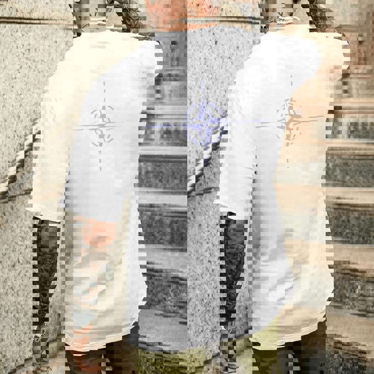 Nato旗トレンドデザイン メンズTシャツ バックプリント 彼への贈り物