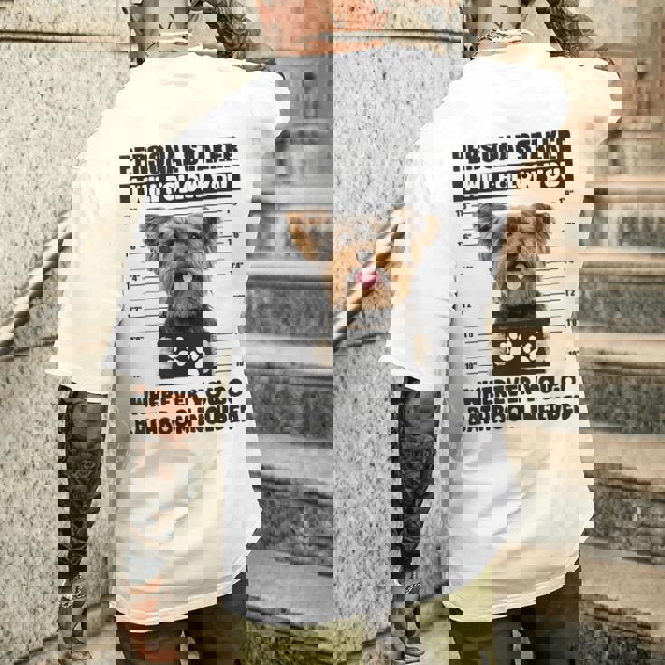 Personaltalker Yorkie ファニーヨークシャー犬好き オーナーミーム メンズTシャツ バックプリント 彼への贈り物