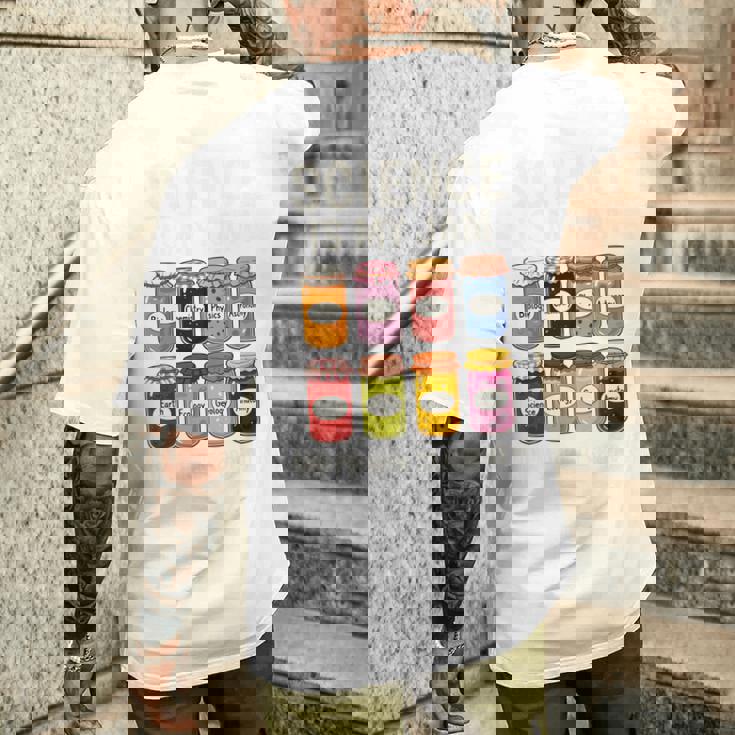 Science Is My Jam Chemistry College Teacher Appreciation Men's Back Print T-Shirt Gifts for Him