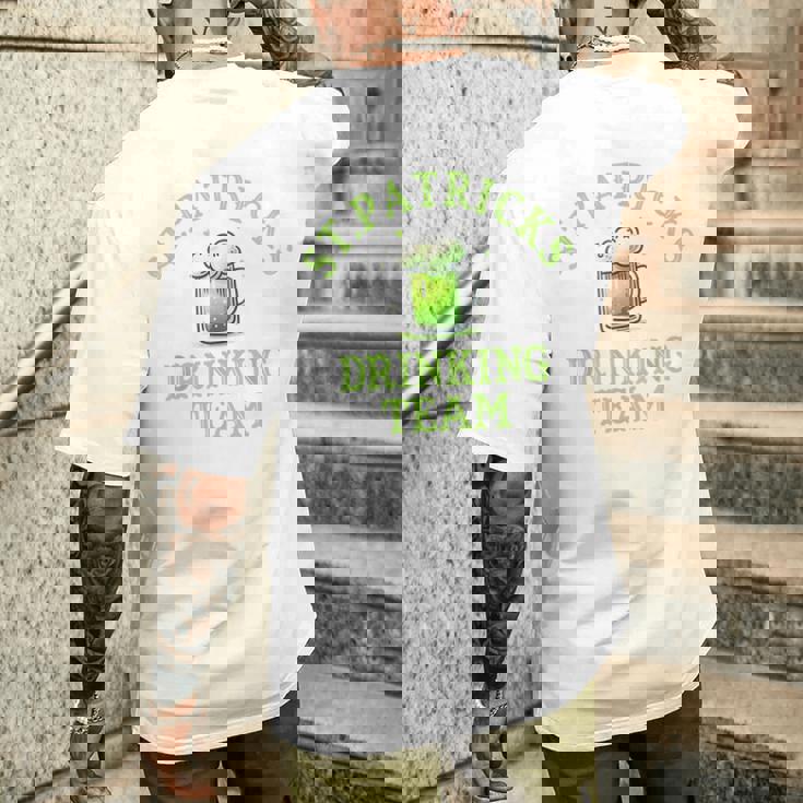 St Patrick Day セント・パトリックス・デー コスチューム ビール アイリッシュ Drinking Team メンズTシャツ バックプリント 彼への贈り物