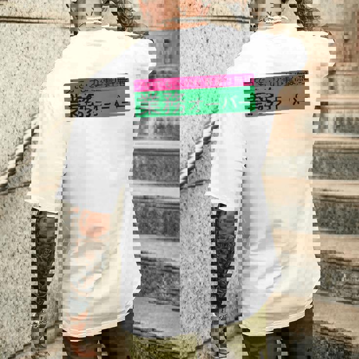 「業務オーバー」おもしろ 筆文字！服の背面に面白い文字入り メンズTシャツ バックプリント 彼への贈り物