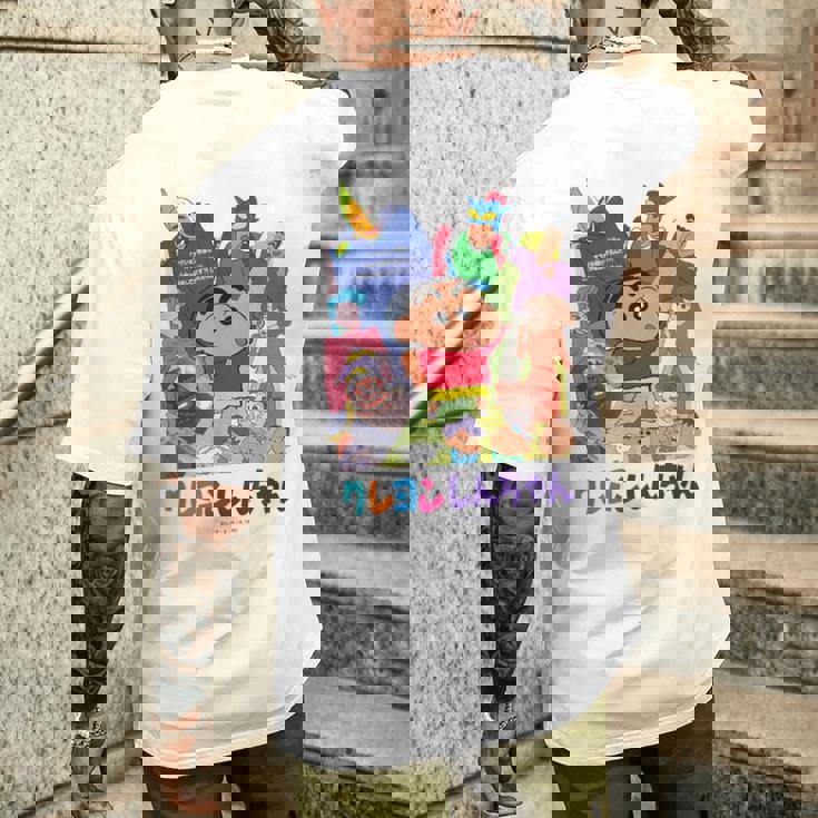 【映画】クレヨンしんちゃん アクション仮面vsハイグレ魔王 ポスター メンズTシャツ バックプリント 彼への贈り物