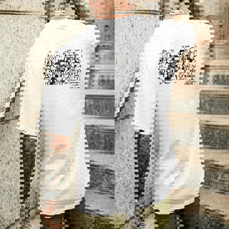 わんわん メンズTシャツ バックプリント 彼への贈り物