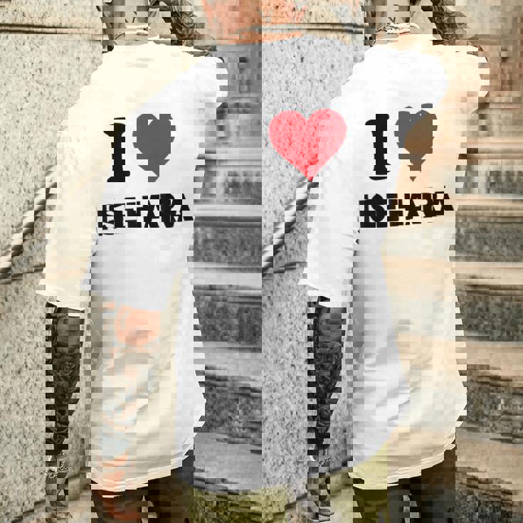 アイハート 伊勢原 Japan Love 日本土産 メンズTシャツ バックプリント 彼への贈り物