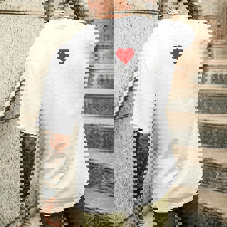 アイラブハートパタヤタイランド メンズTシャツ バックプリント 彼への贈り物