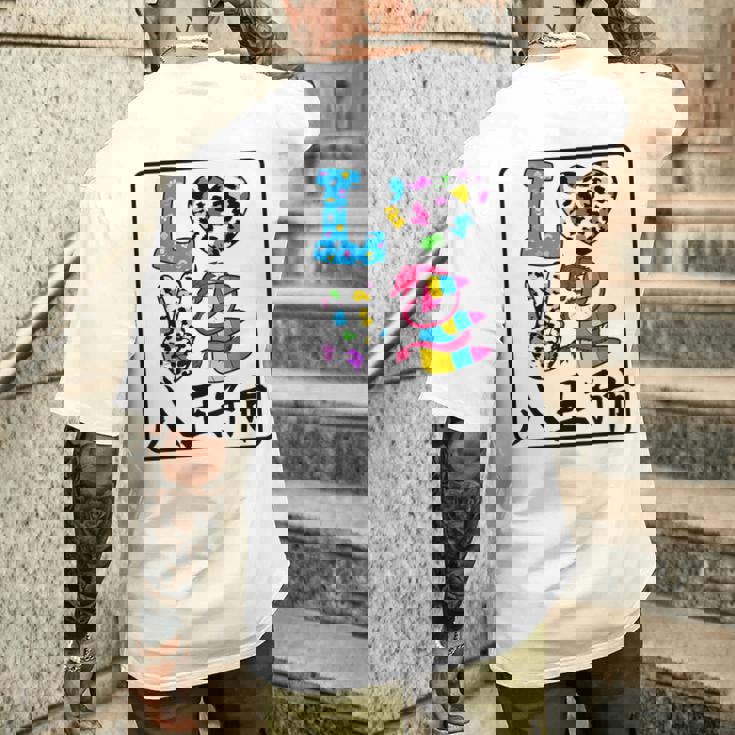 アイ・ラブ・八王子市 I Love 八王子市 私は愛してる八王子市 メンズTシャツ バックプリント 彼への贈り物