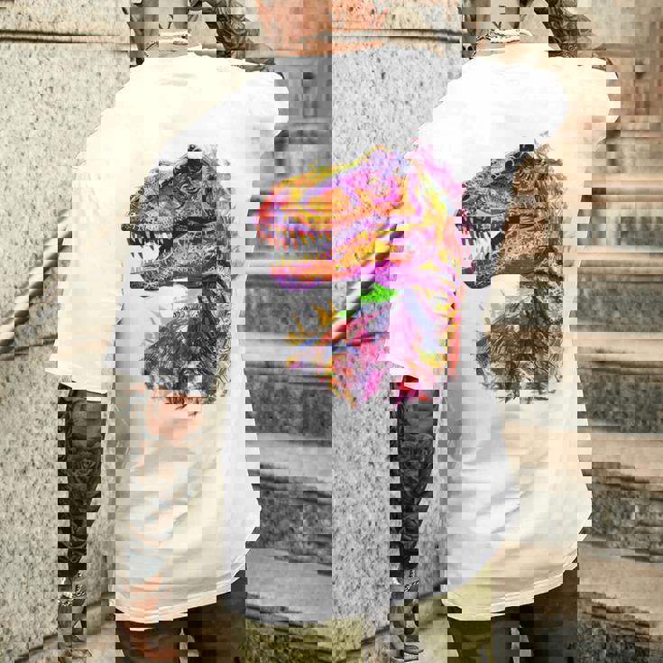 アロサウルス 恐竜モチーフ イラスト アロサウルス メンズTシャツ バックプリント 彼への贈り物