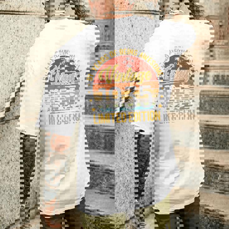 オンバック レトロ ヴィンテージ 1935年3月 91歳 91歳の誕生日 メンズTシャツ バックプリント 彼への贈り物