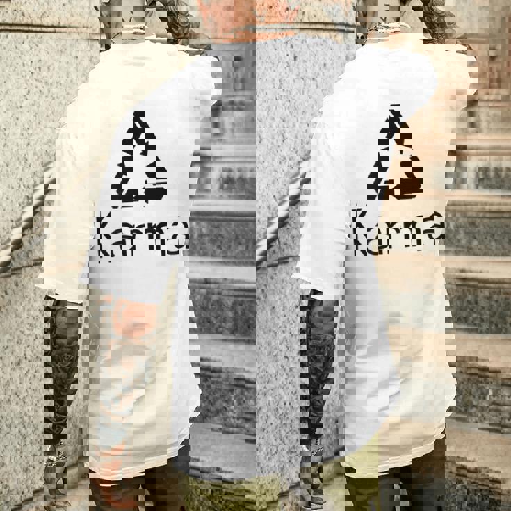 カルマ メンズTシャツ バックプリント 彼への贈り物