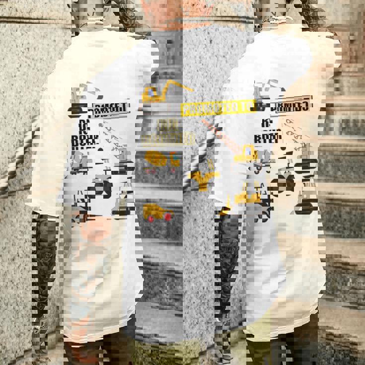 キッズ Big Brother ブルドーザーフォークリフトショベルに昇進。 メンズTシャツ バックプリント 彼への贈り物