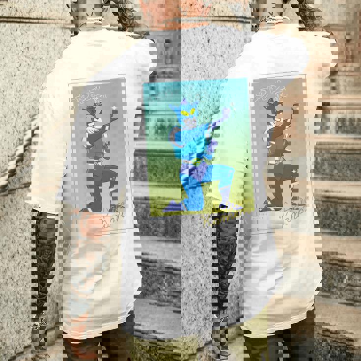 クレヨンしんちゃん アクション仮面ブロマイド風 メンズTシャツ バックプリント 彼への贈り物