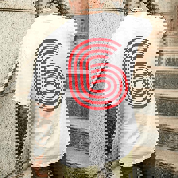 クールなレトロなレタリングジャージ、背番号6 6Eis メンズTシャツ バックプリント 彼への贈り物