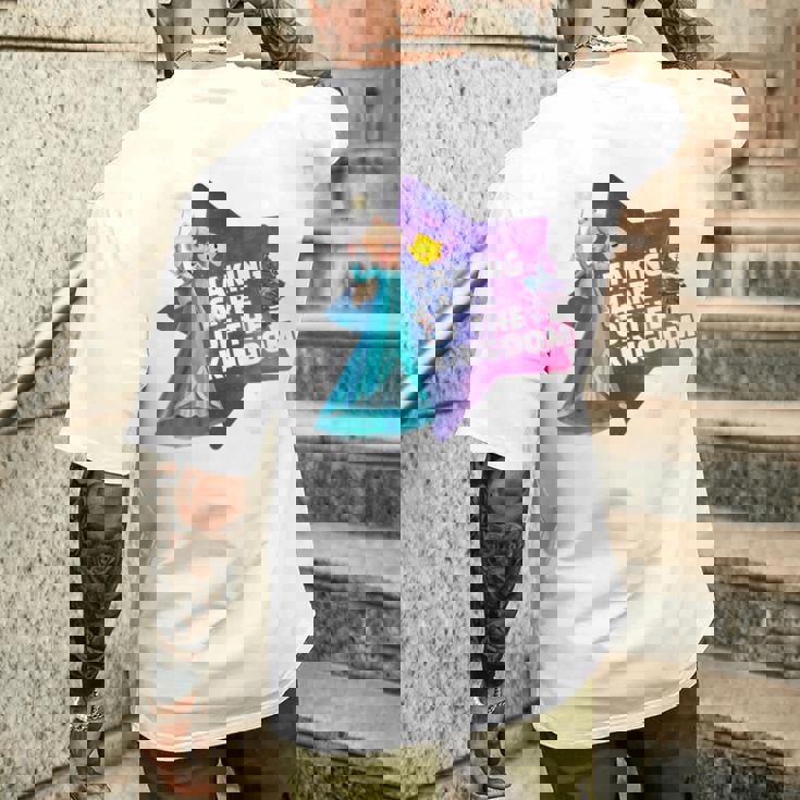 ザ・スーパーマリオギャラクシー・ムービー Rosalina Taking Care メンズTシャツ バックプリント 彼への贈り物