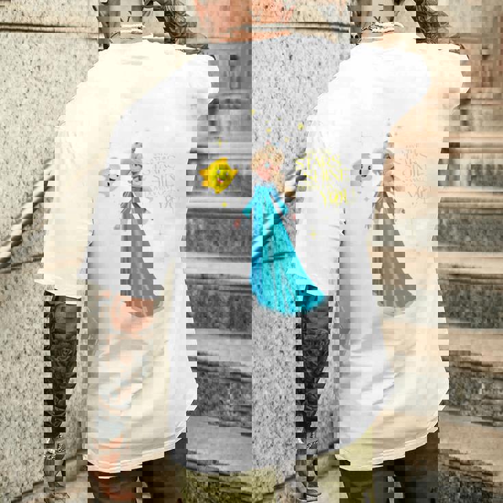 ザ・スーパーマリオギャラクシー・ムービー Rosalinatarhine メンズTシャツ バックプリント 彼への贈り物