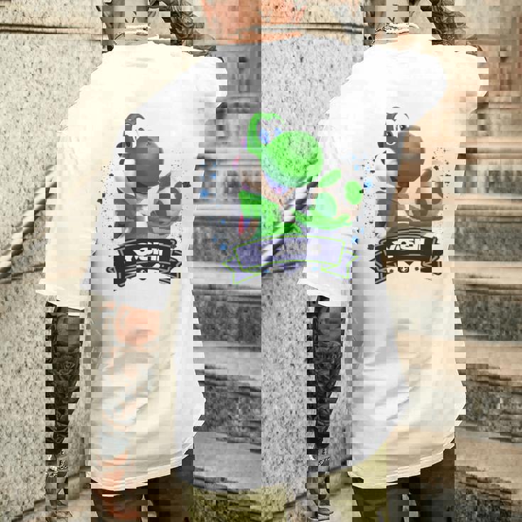 ザ・スーパーマリオギャラクシー・ムービー Yoshi Champion 長袖tシャツ メンズTシャツ バックプリント 彼への贈り物