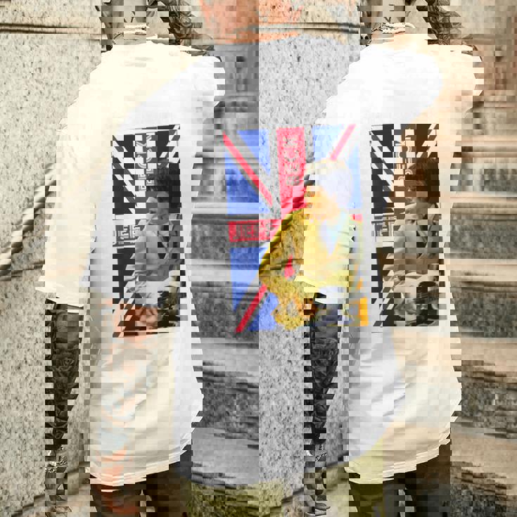 ジェフベック_002_Back Printed メンズTシャツ バックプリント 彼への贈り物