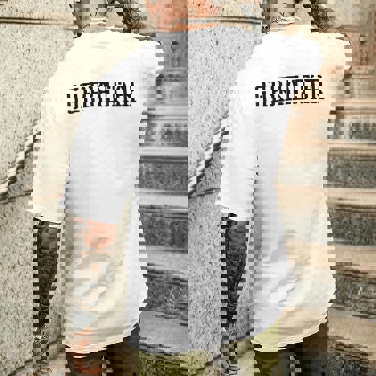 ジブラルタル メンズTシャツ バックプリント 彼への贈り物