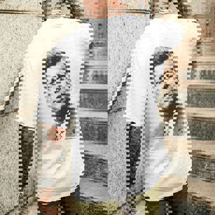 ジョン・F・ケネディ大統領 メンズTシャツ バックプリント 彼への贈り物