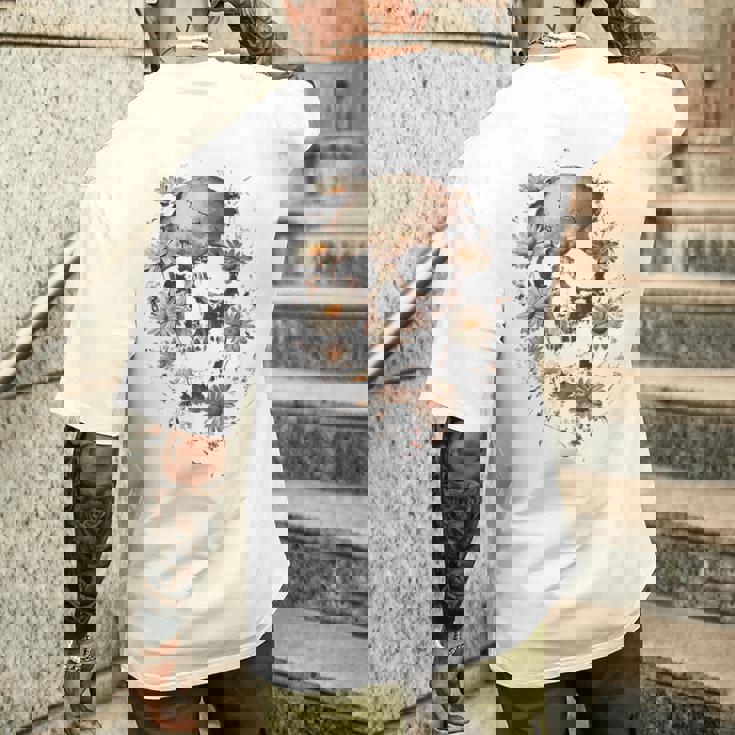 スカルバックプリント。 メンズTシャツ バックプリント 彼への贈り物