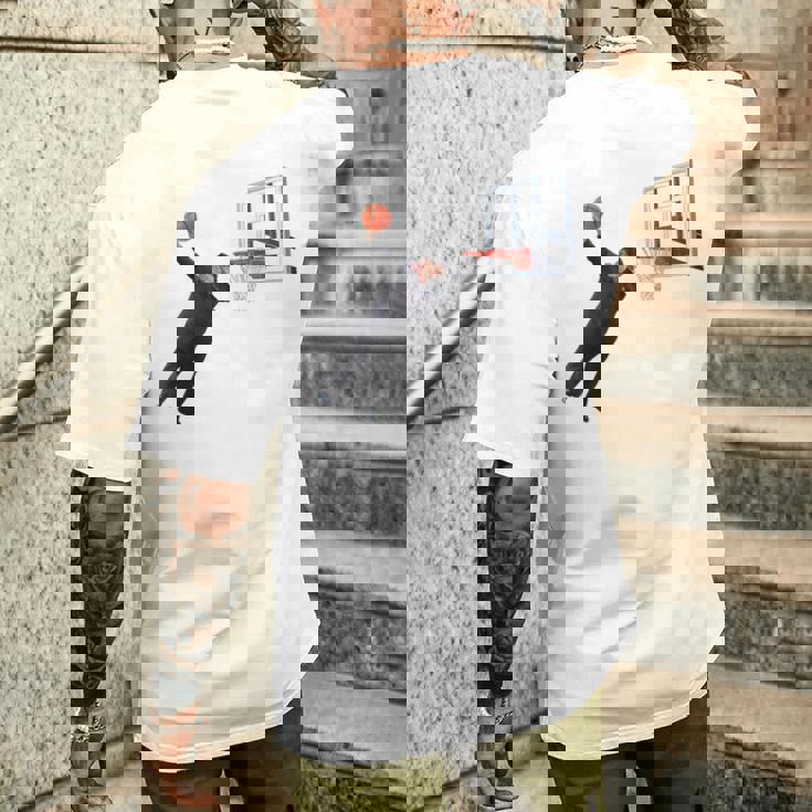 ダンキングダビングキムジョンウン北朝鮮バスケットボール メンズTシャツ バックプリント 彼への贈り物