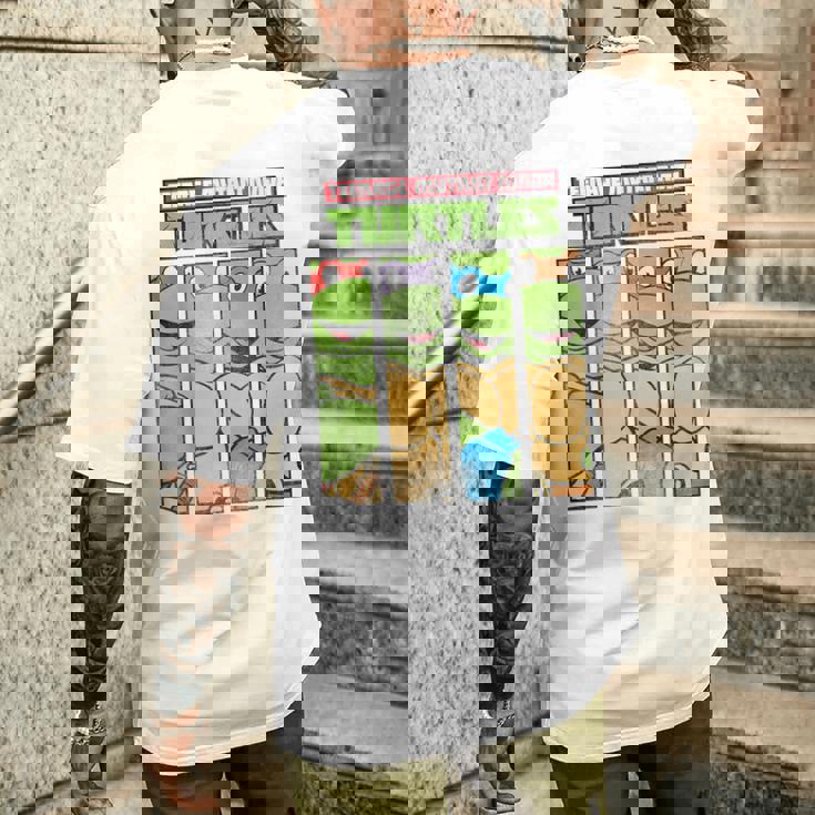 ティーンエイジ・ミュータント・ニンジャ・タートルズ フェイスパネル グラフィックtシャツ メンズTシャツ バックプリント 彼への贈り物