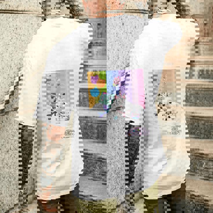 ドリームワークス ギャビーのドールハウス 誕生日 メンズTシャツ バックプリント 彼への贈り物