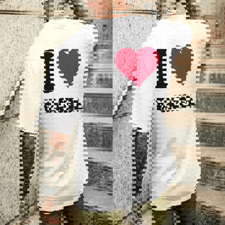 ナギサが大好き メンズTシャツ バックプリント 彼への贈り物