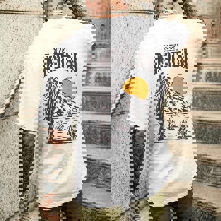 ネイティブアメリカン I 先住民 I ネイティブアメリカン メンズTシャツ バックプリント 彼への贈り物