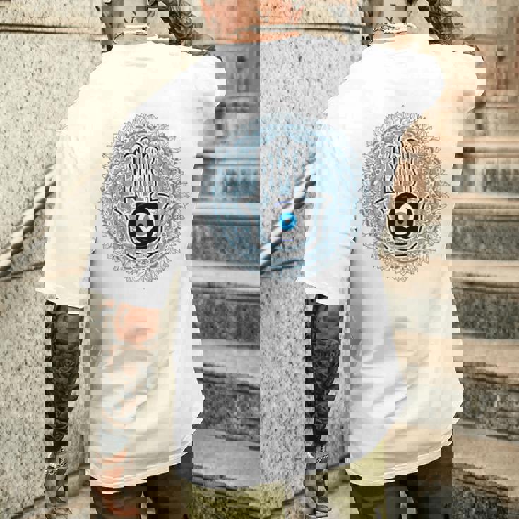 ハムサの手 メンズTシャツ バックプリント 彼への贈り物