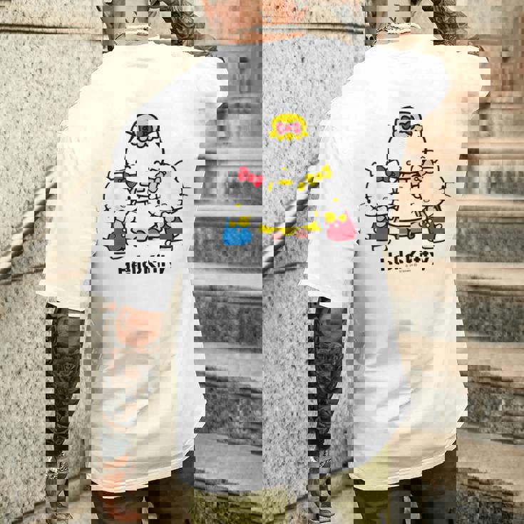 ハローキティ Usデザイン かぞく メンズTシャツ バックプリント 彼への贈り物