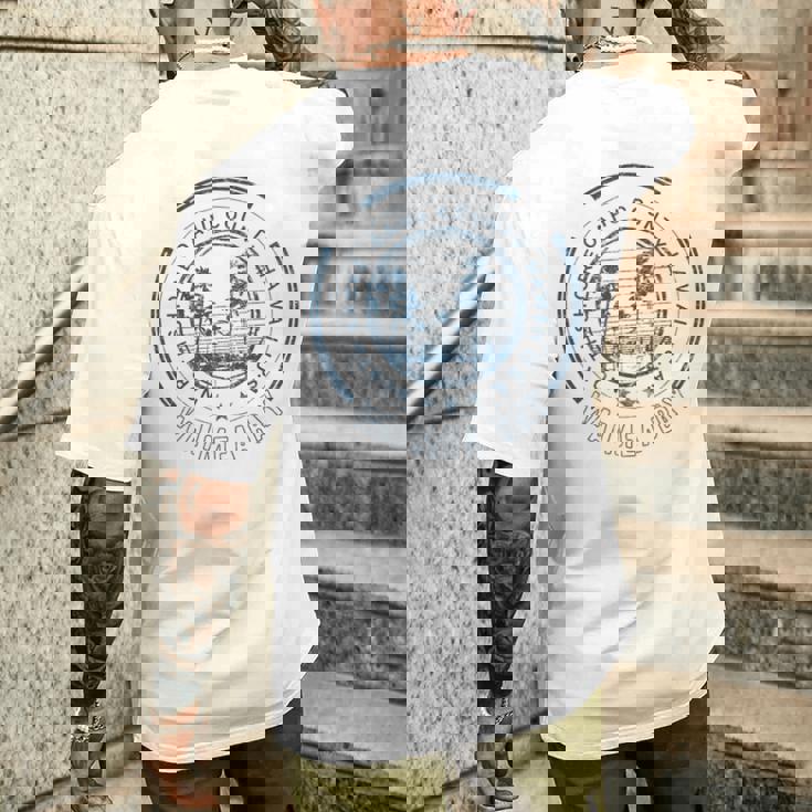 ハワイ ワイメア ベイ ノースショア オアフ島 長袖tシャツ メンズTシャツ バックプリント 彼への贈り物