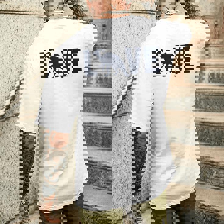 パラサウロロフス ラブ恐竜 ハドロサウルダエ パラサウロロフス メンズTシャツ バックプリント 彼への贈り物