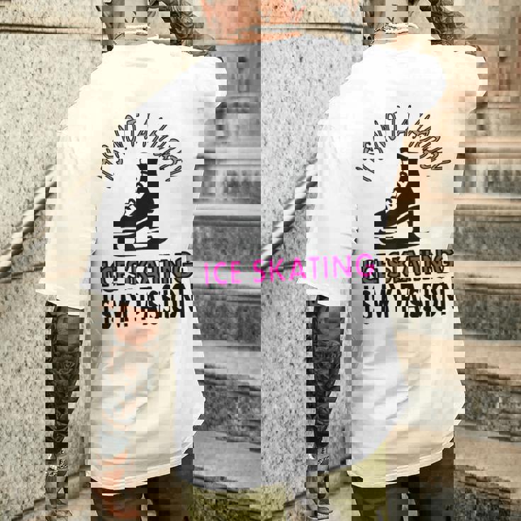 フィギュアスケート スポーツ フィギュア スケーター ギフト アイデア メンズTシャツ バックプリント 彼への贈り物