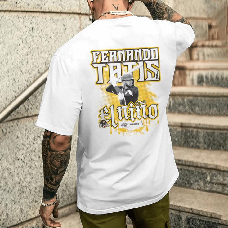 フェルナンド・タティス・ジュニア・サンディエゴ・ベースボール・スケット Mlb選手 メンズTシャツ バックプリント 彼への贈り物