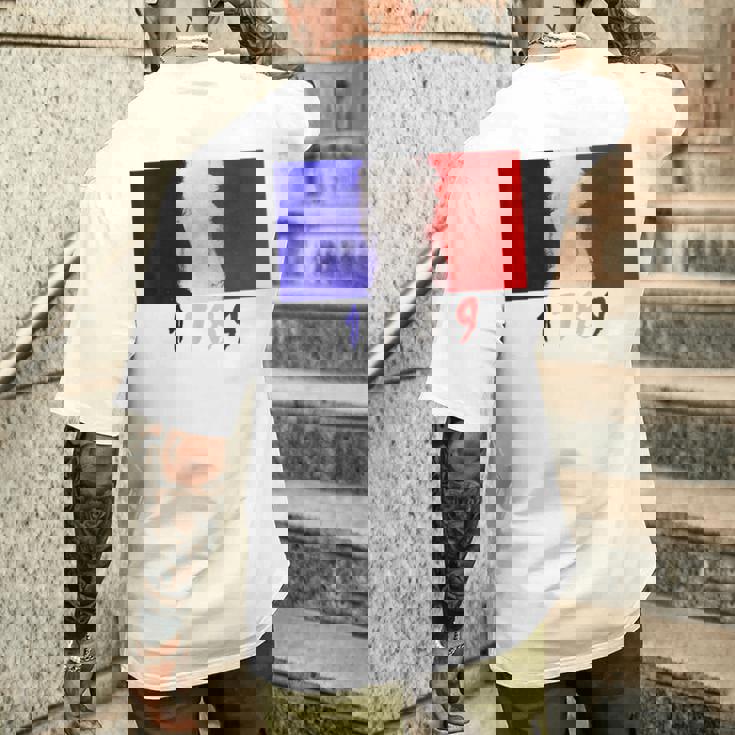 フランス革命 1789年 メンズTシャツ バックプリント 彼への贈り物