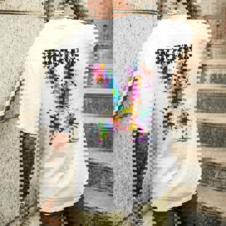 ブレイキン 面白いtシャツ ブレイクダンス おもしろtシャツ ダンス メンズ 文字入り おもしろ おもしろい メンズTシャツ バックプリント 彼への贈り物