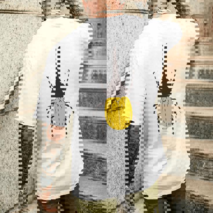 ヘラクレスオオカブト _昆虫_カブトムシ 長袖tシャツ メンズTシャツ バックプリント 彼への贈り物