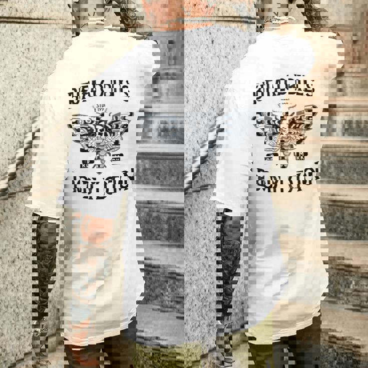 ホラーボディローション デスヘッドモス ヴィンテージアンティーク調 メンズTシャツ バックプリント 彼への贈り物