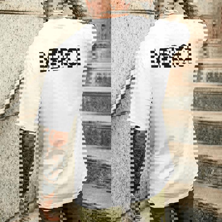 メルシー メンズTシャツ バックプリント 彼への贈り物