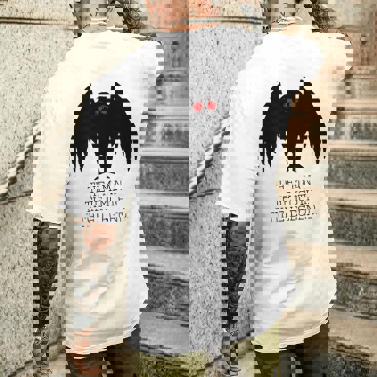 モスマン男女兼用クールクリプティッドモンスターウィアード メンズTシャツ バックプリント 彼への贈り物